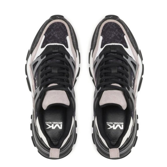 MICHAEL Michael Kors Men's Nick Gabardine Snake Print Sneakers - Picture 6 of 13